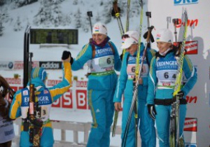 Оберхоф: Украинки упускают медали в эстафете